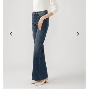 Silver Jeans Luxury,stretch,wide leg,high rise,medium wash
indigo western